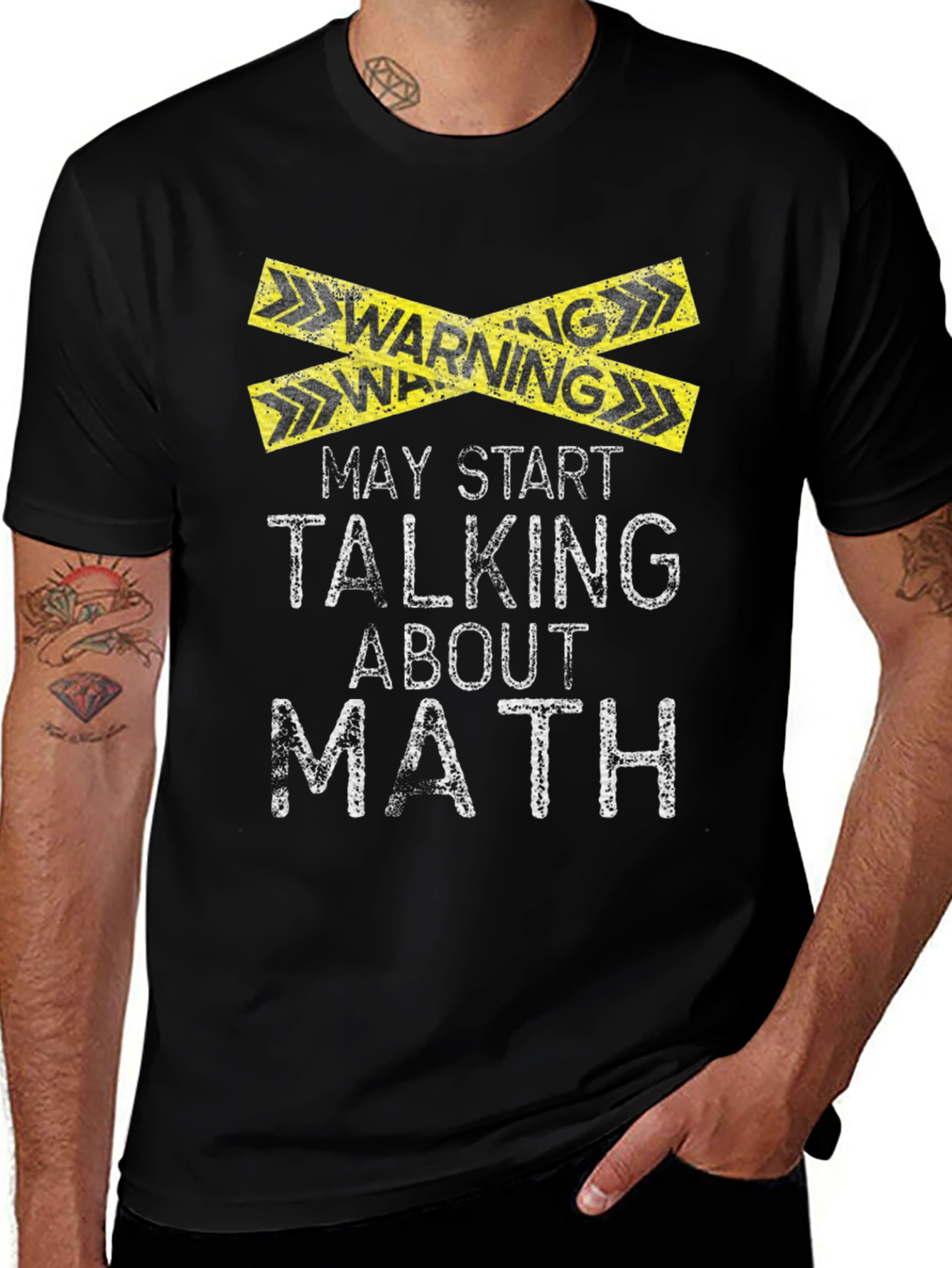 Warning May Talk About Math T-Shirt