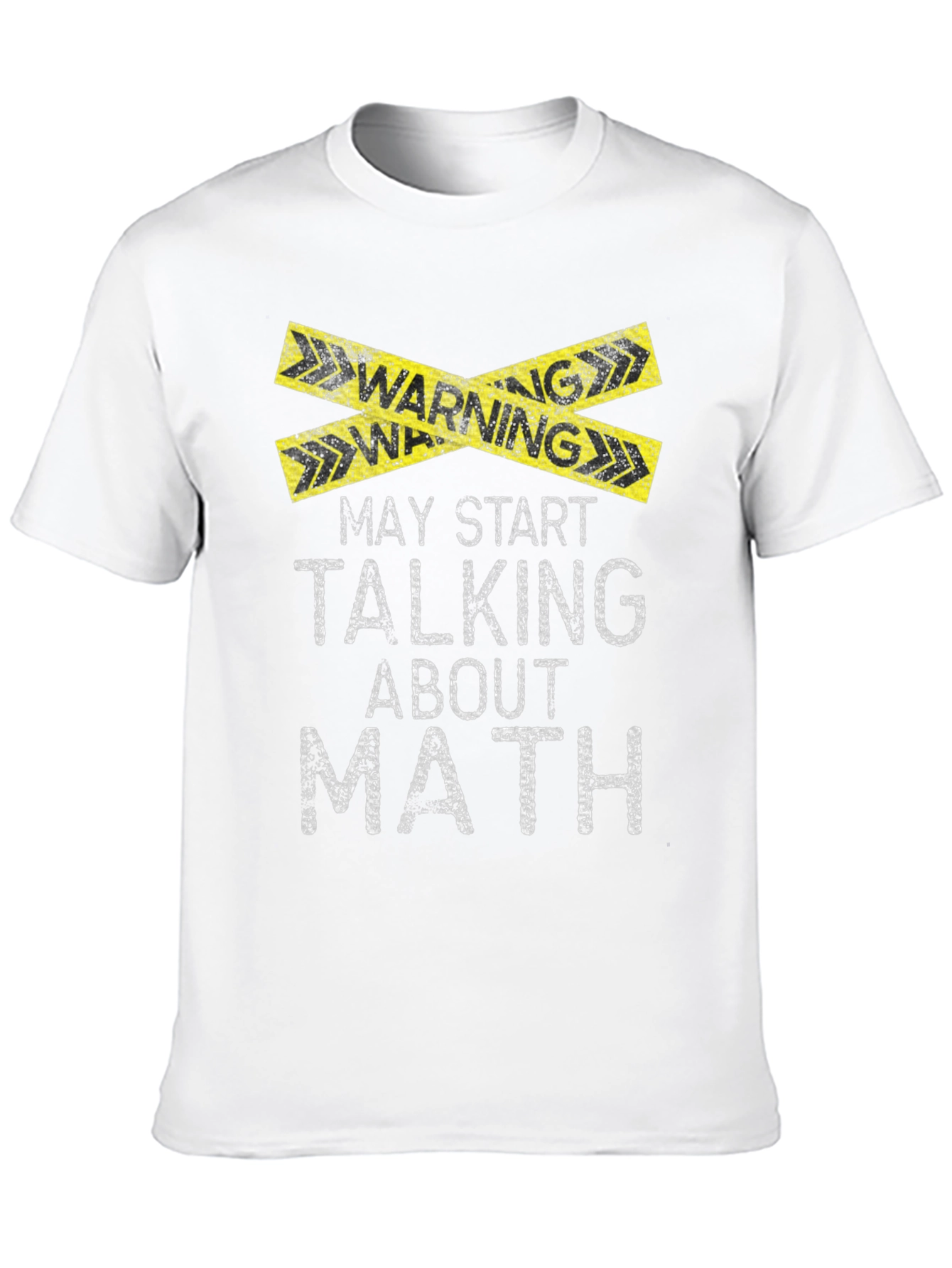 Warning May Talk About Math T-Shirt