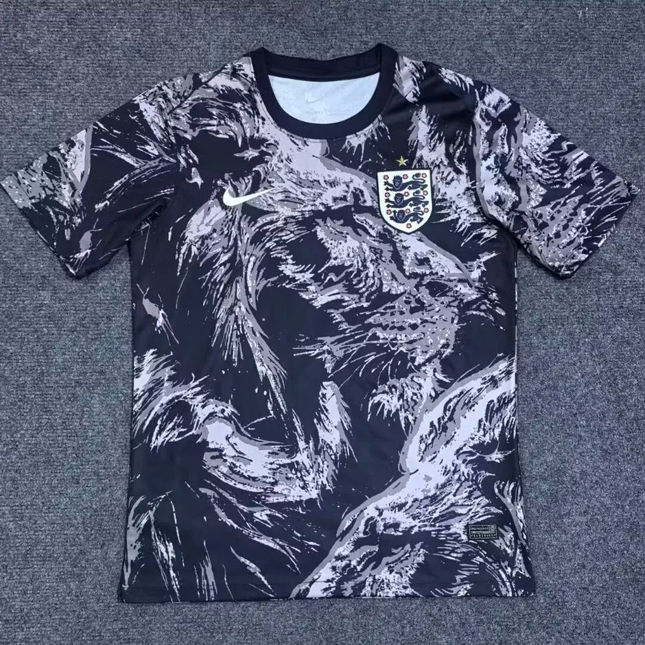 2026 England Special Edition Black Fans Soccer Jersey Front