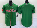 Men's 2023 World Baseball Classic Mexico Green Blank Jerseys