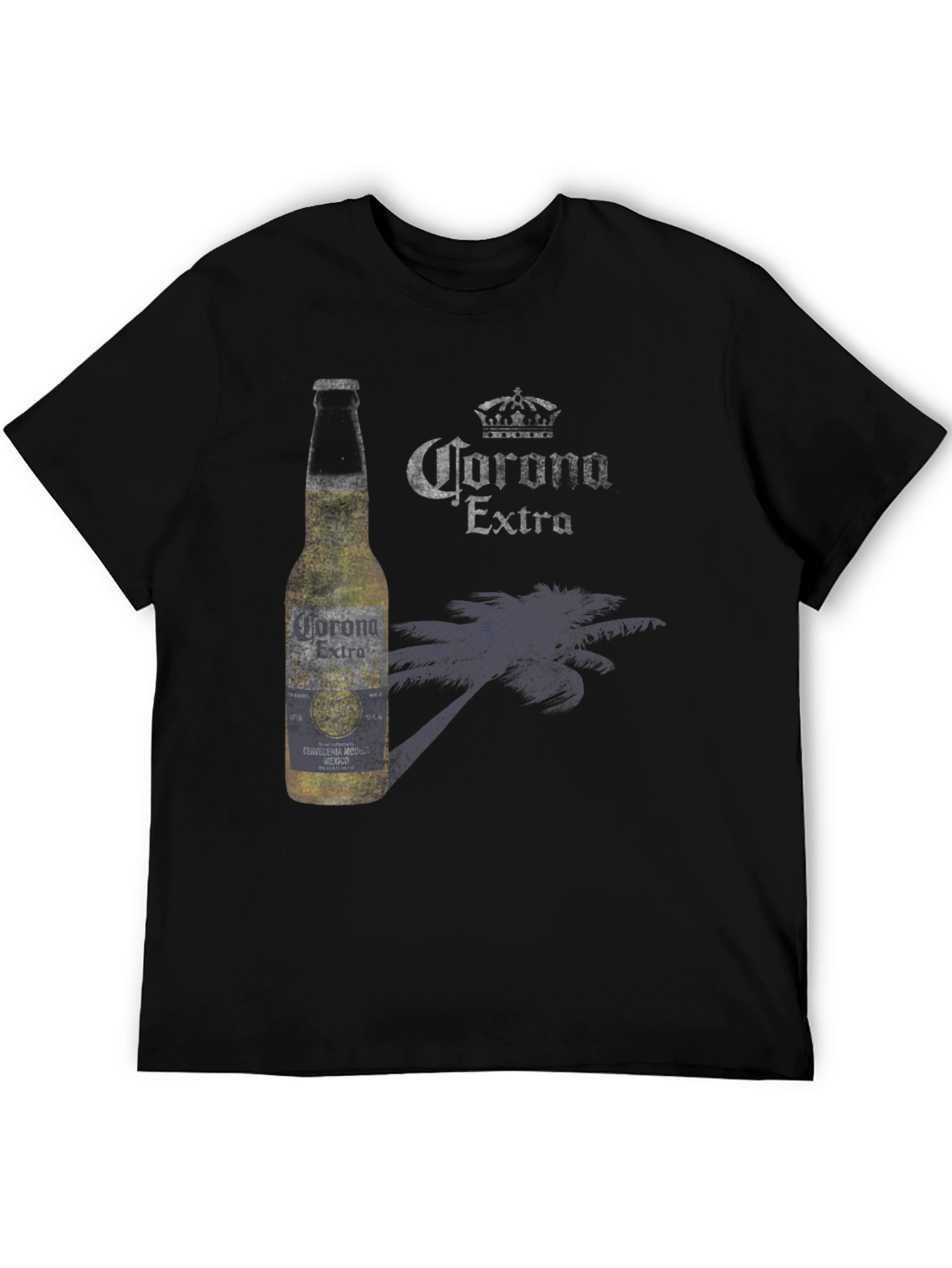 Corona Extra Beer Graphic Print T-Shirt