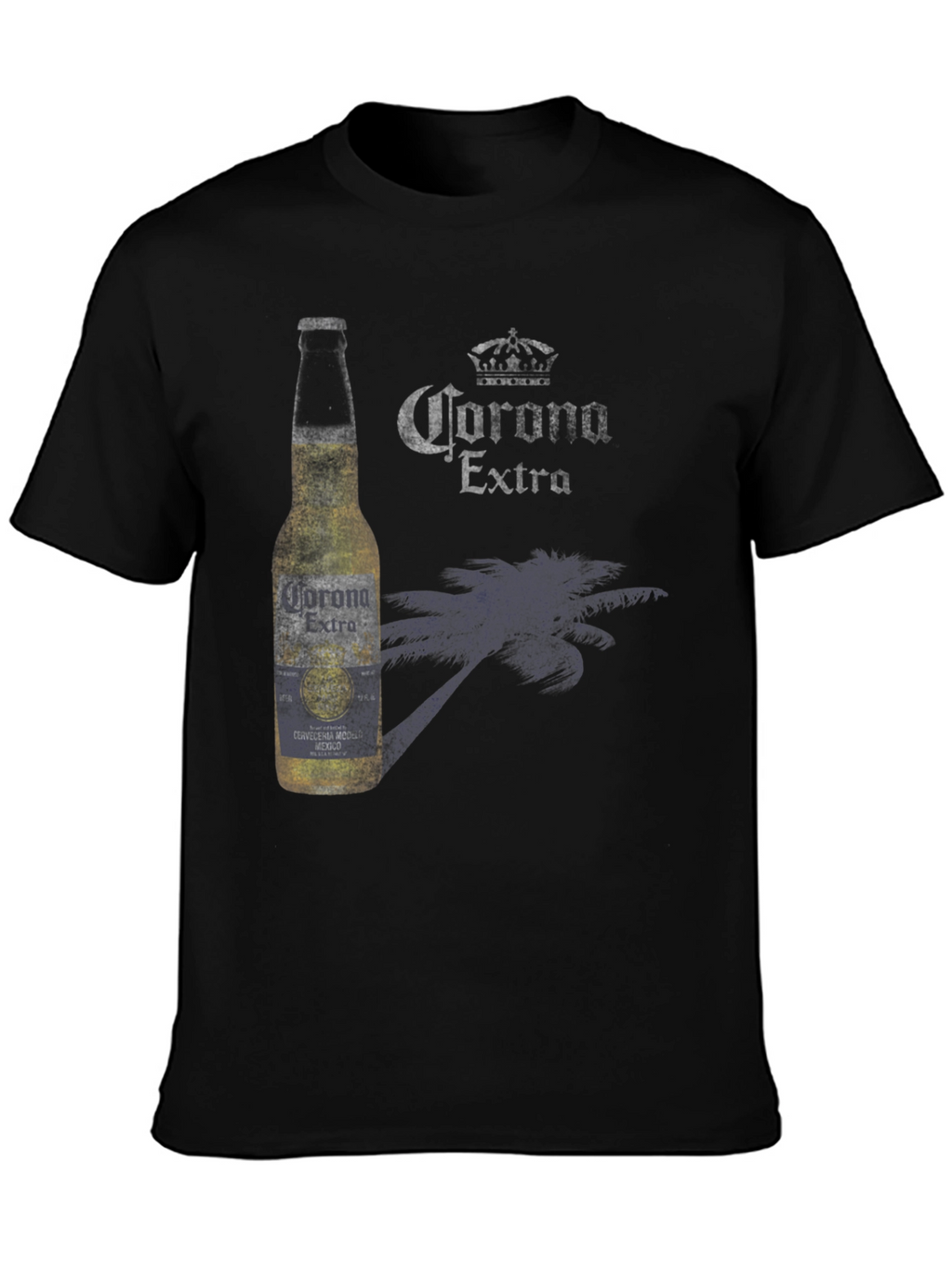 Corona Extra Beer Graphic Print T-Shirt