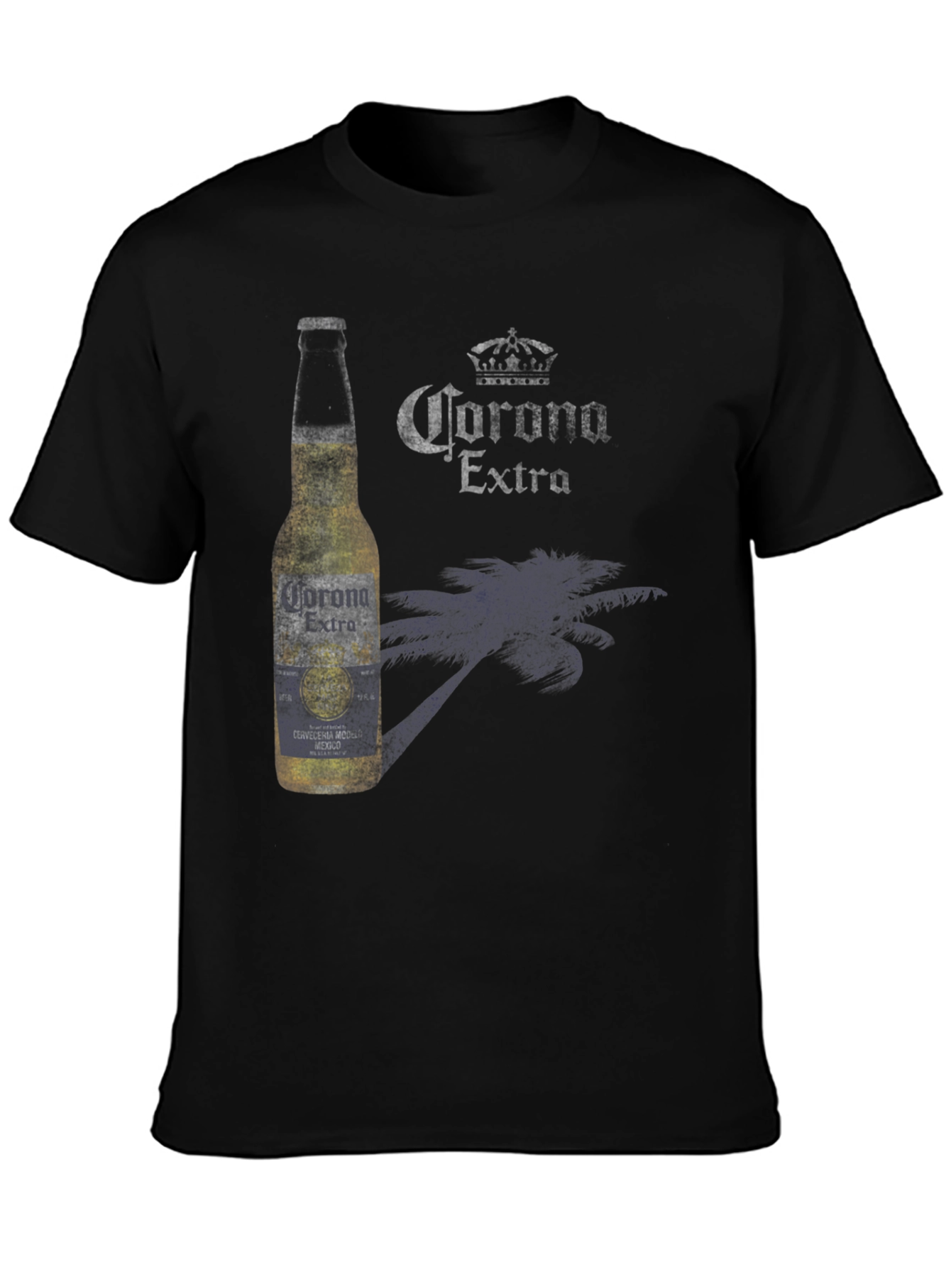 Corona Extra Beer Graphic Print T-Shirt