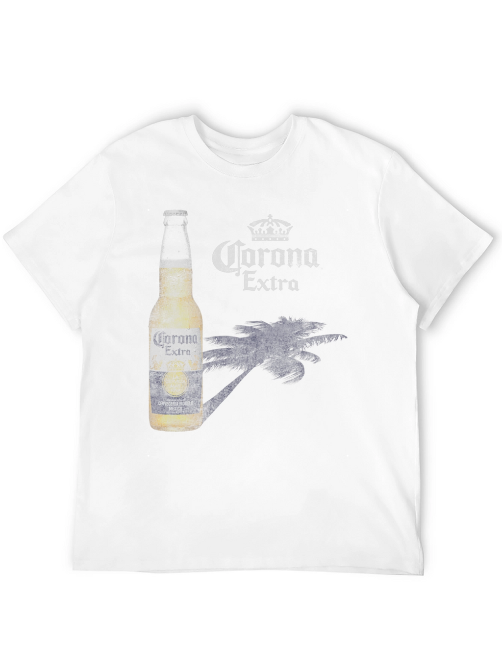 Corona Extra Beer Graphic Print T-Shirt