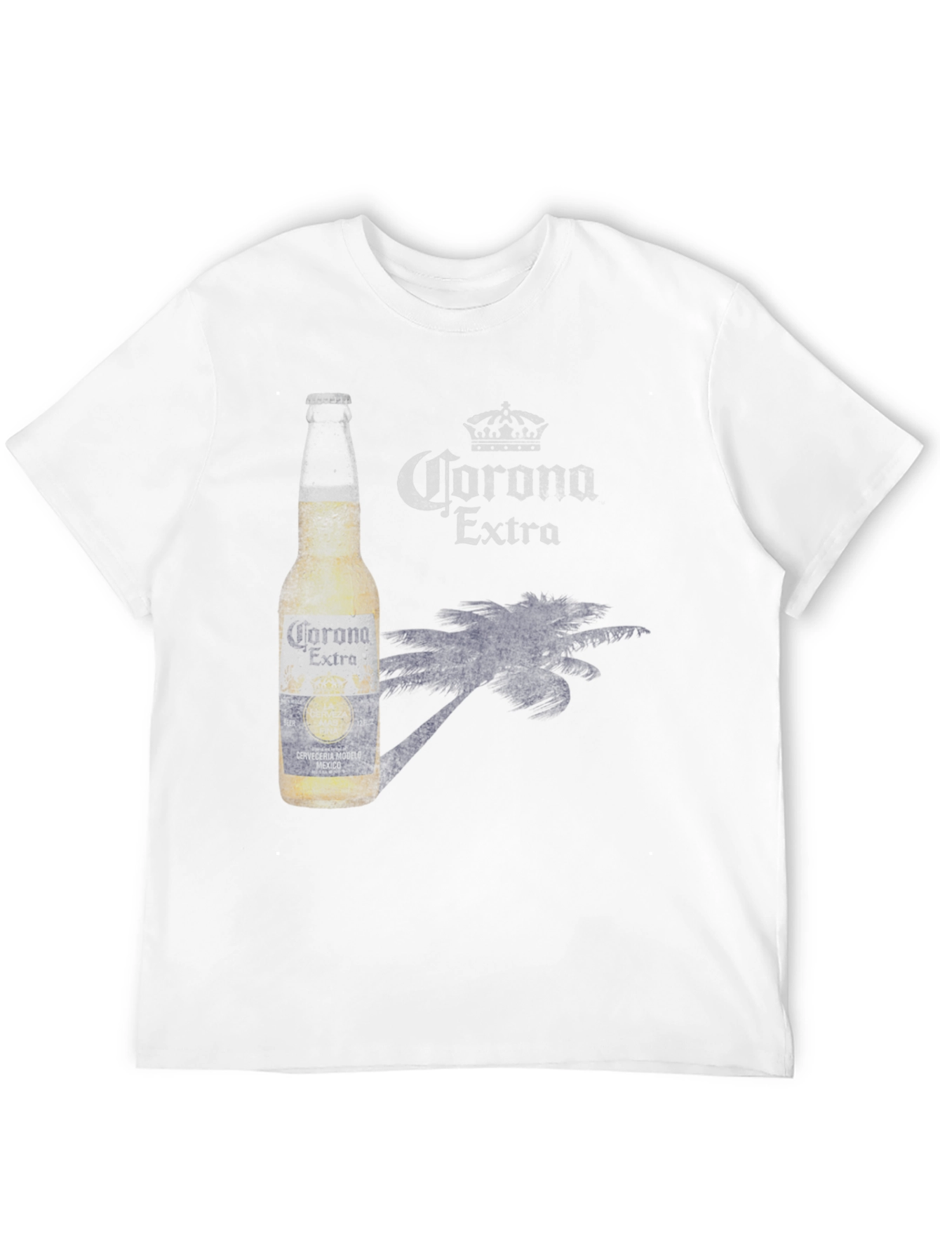 Corona Extra Beer Graphic Print T-Shirt