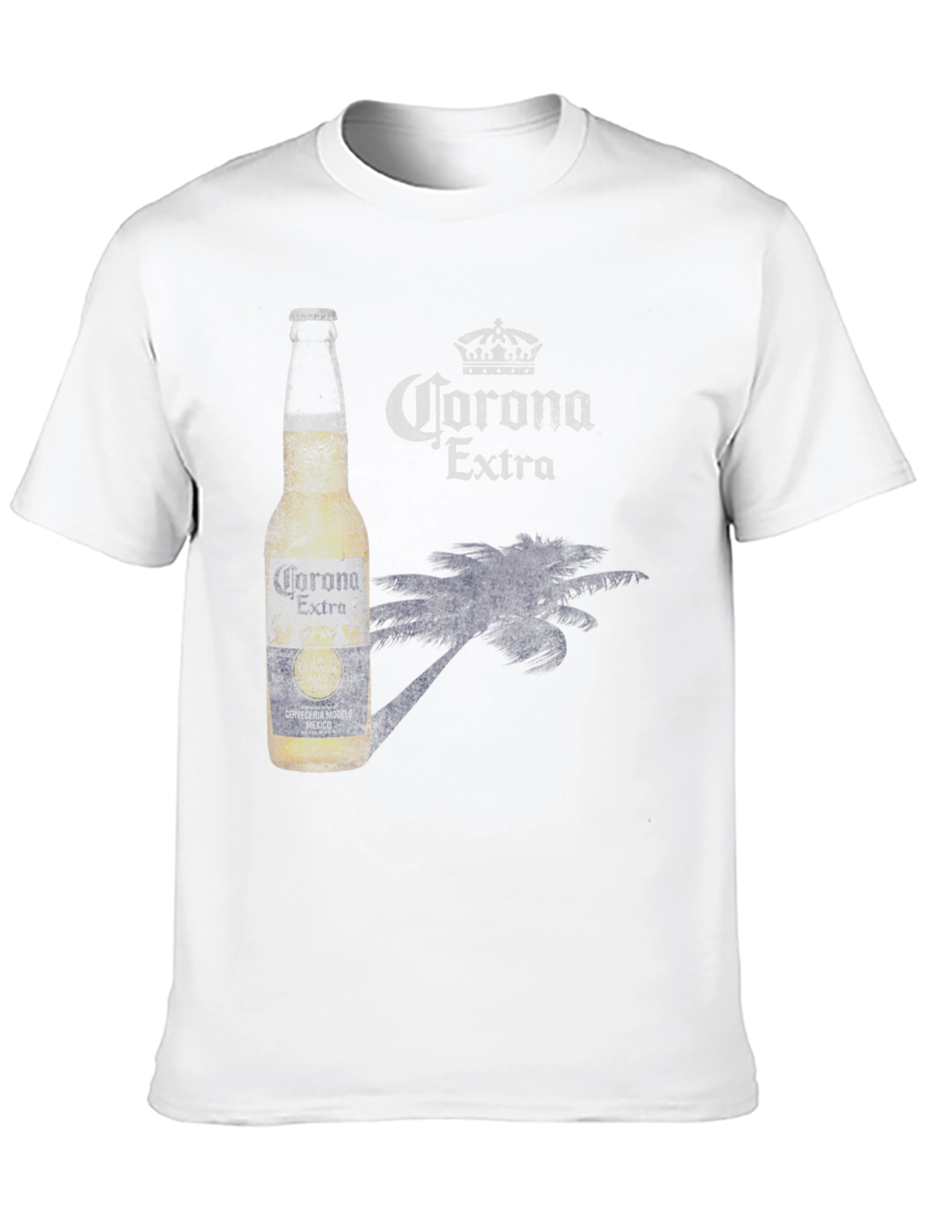 Corona Extra Beer Graphic Print T-Shirt