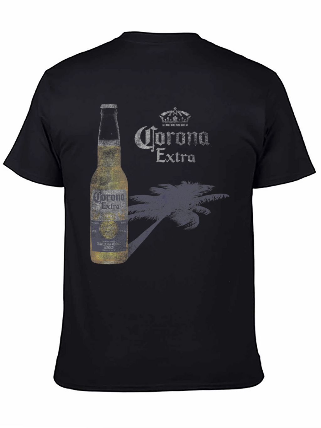 Corona Extra Beer Graphic Print T-Shirt
