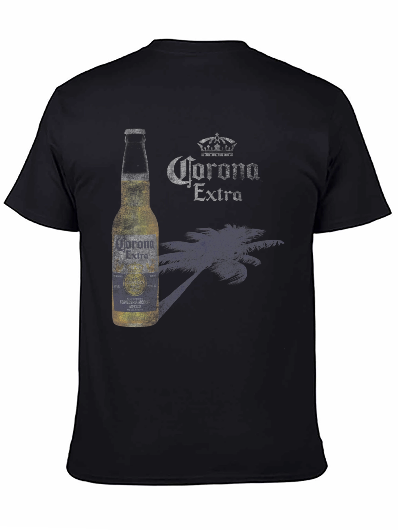 Corona Extra Beer Graphic Print T-Shirt