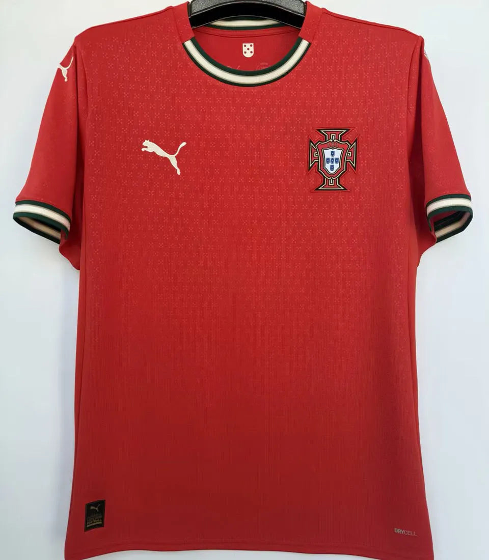 2025/26 Portugal Home 1:1 Quality Red Fans Soccer Jersey Front