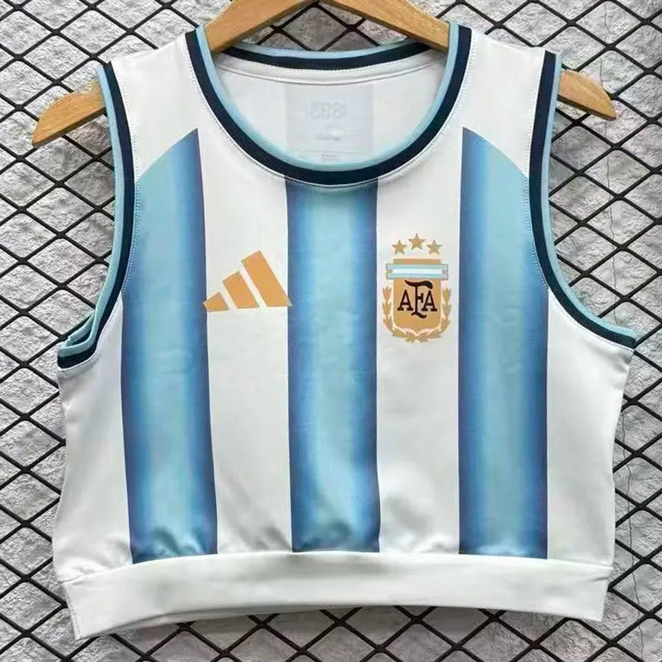 2026/27 Argentina Home Women Yoga Vest Jersey 女 Front