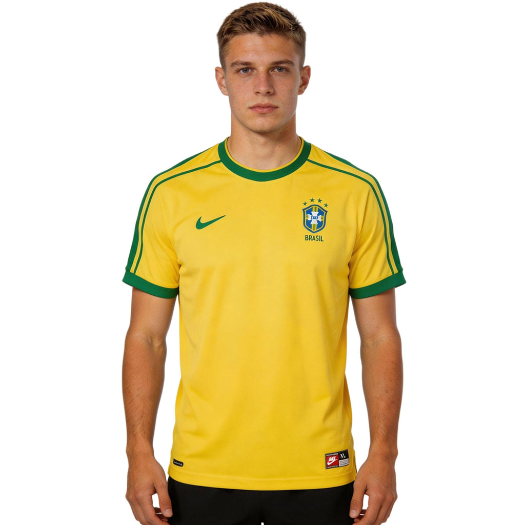 Retro Brazil Home Jersey World Cup 1998 Front