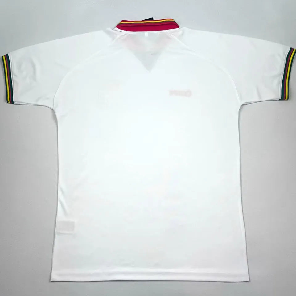 1995/96 Portugal Away White Retro Soccer Jersey Back
