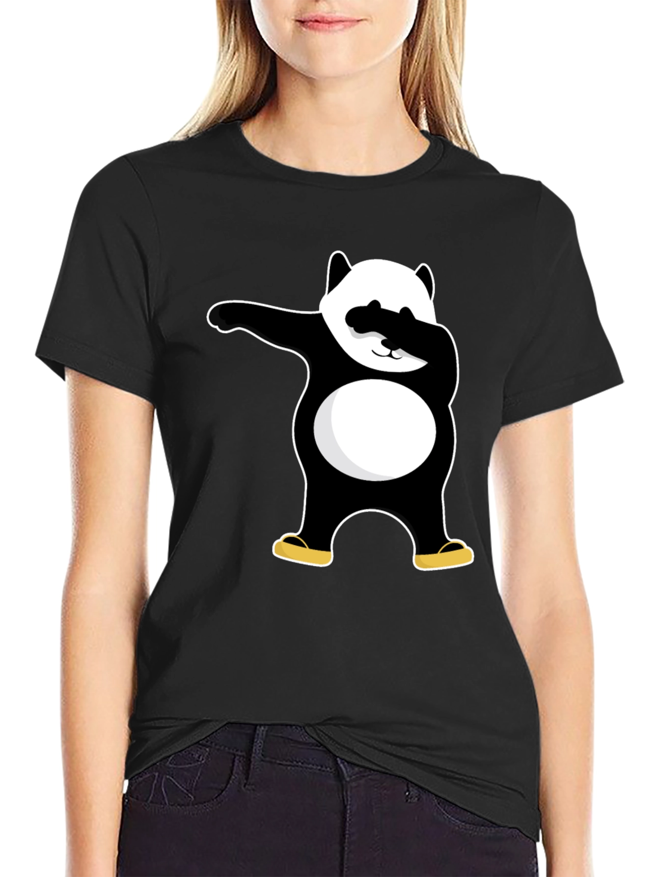 Dabbing Panda Graphic T-Shirt - Cool & Fun Design