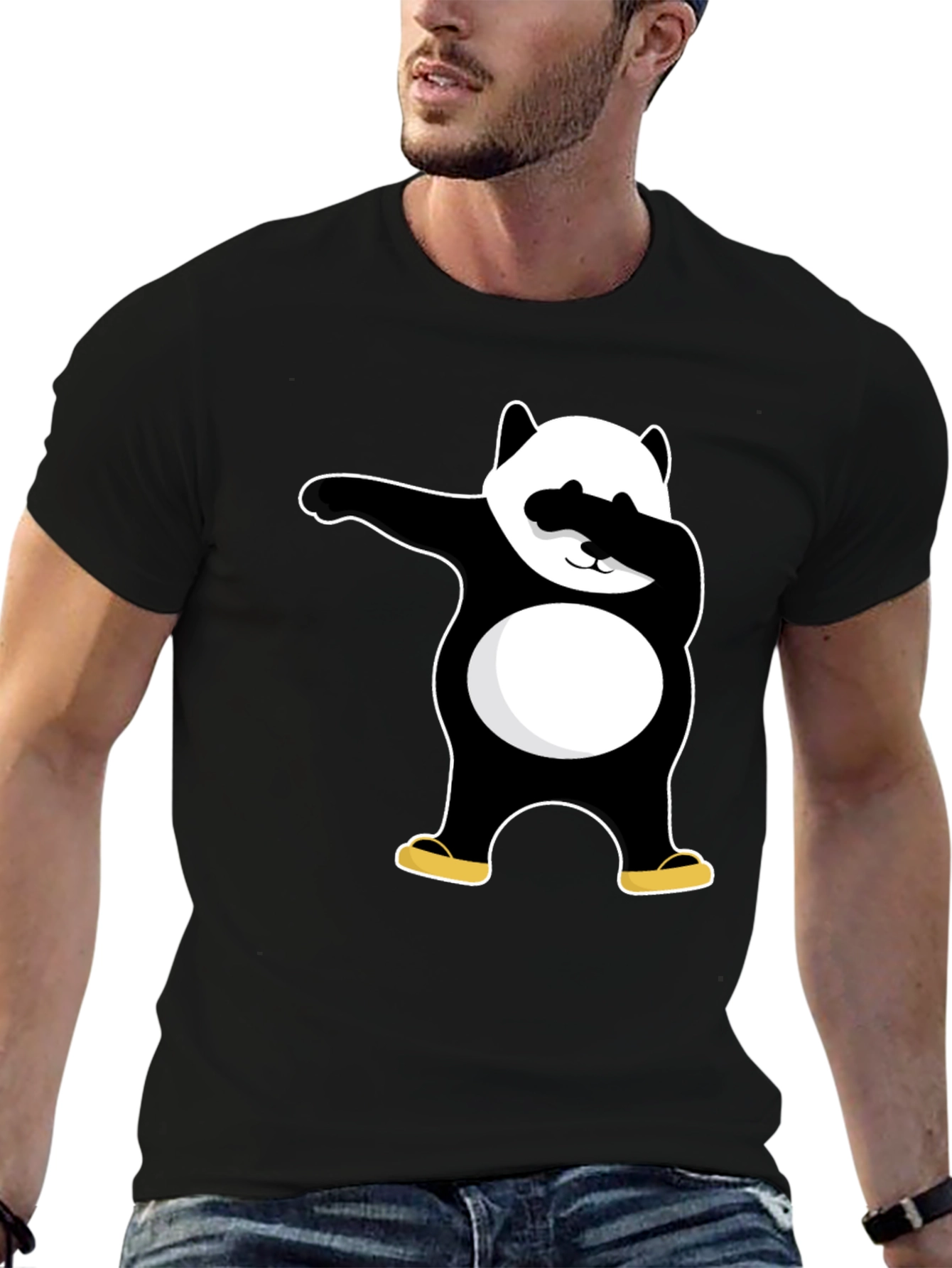 Dabbing Panda Graphic T-Shirt - Cool & Fun Design