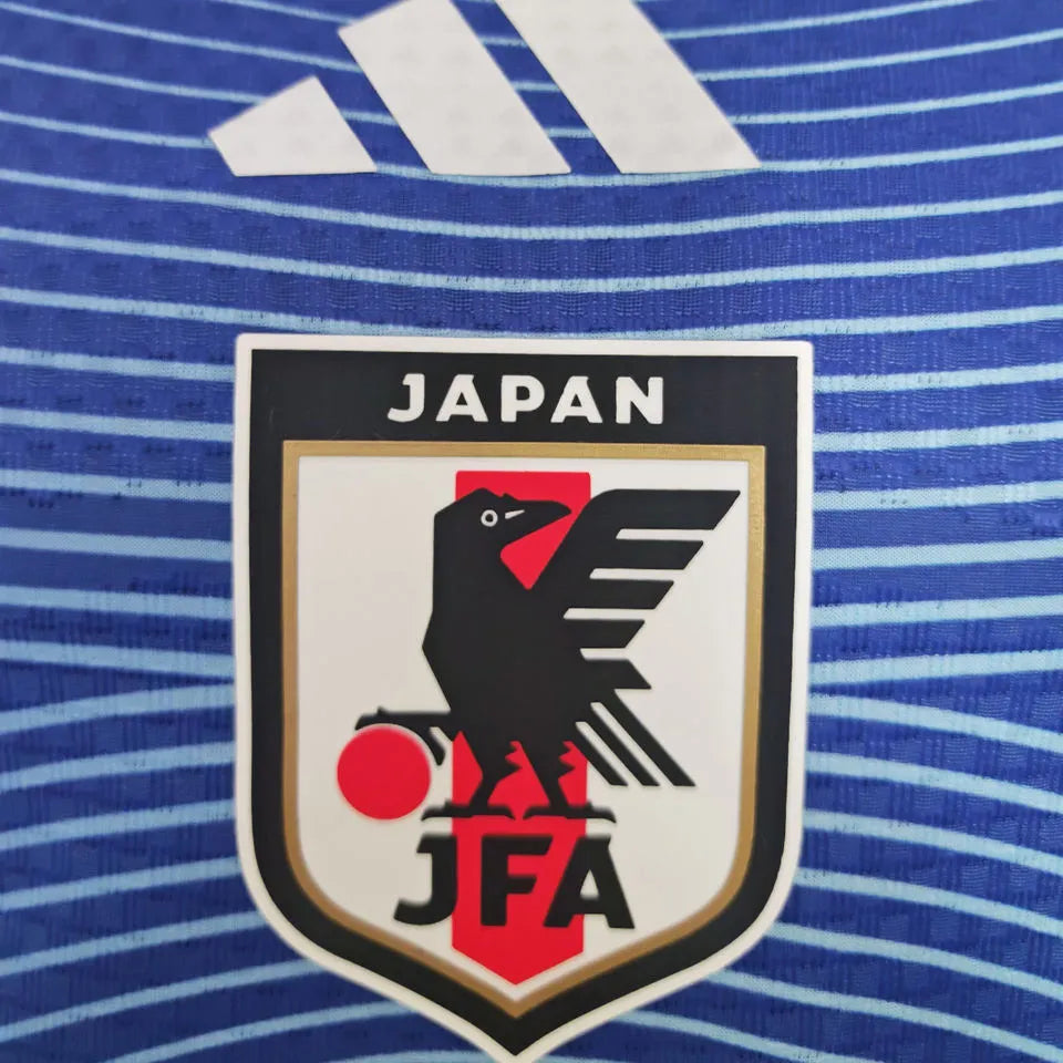 2026/27 Japan Home Blue Player Version Long Sleeve Jersey Detail 3