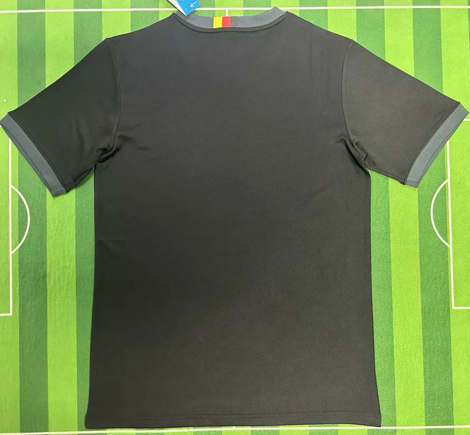 2025 Germany Retro Style Black Fans Jersey Back