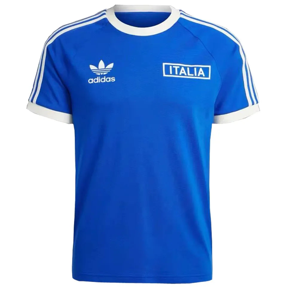 2024 Italy Home Blue Retro Style Jersey Front