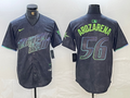 Men's Tampa Bay Rays Randy Arozarena #56 Charcoal 2024 City Connect Limited Player Jerseys