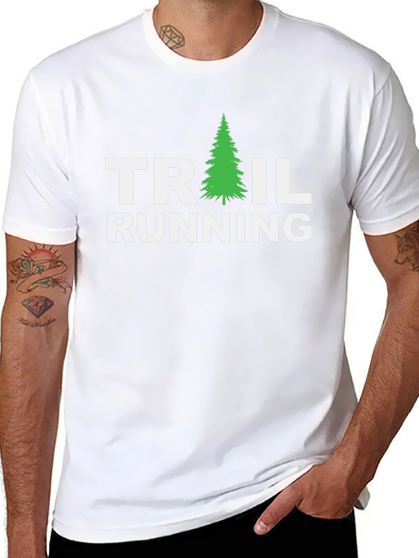 Trail Running T-Shirt - Tree Graphic Tee