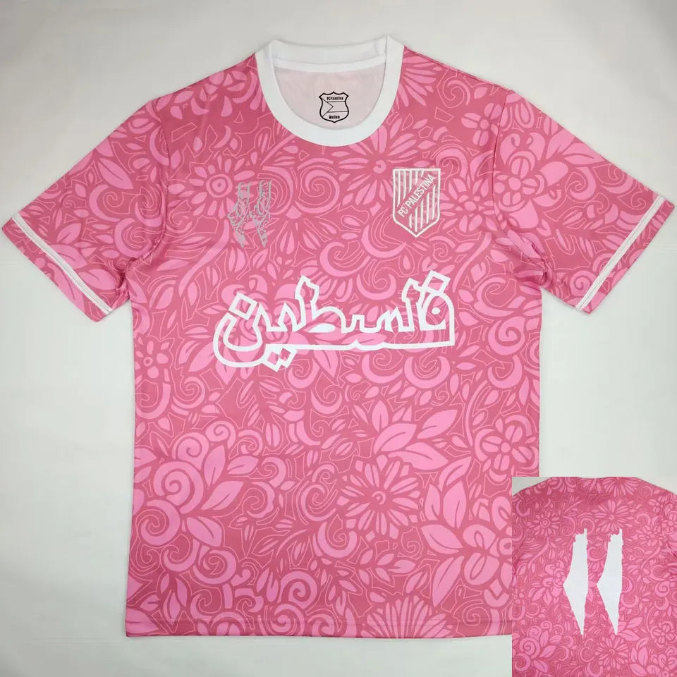 2025/26 Palestine Middel #17 Home Fans Soccer Jersey Detail 3