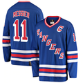 Men's New York Rangers Mark Messier #11 Blue Player Game Jerseys