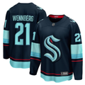 Men's Seattle Kraken Alexander Wennberg #21 Navy Home Breakaway Player Jerseys