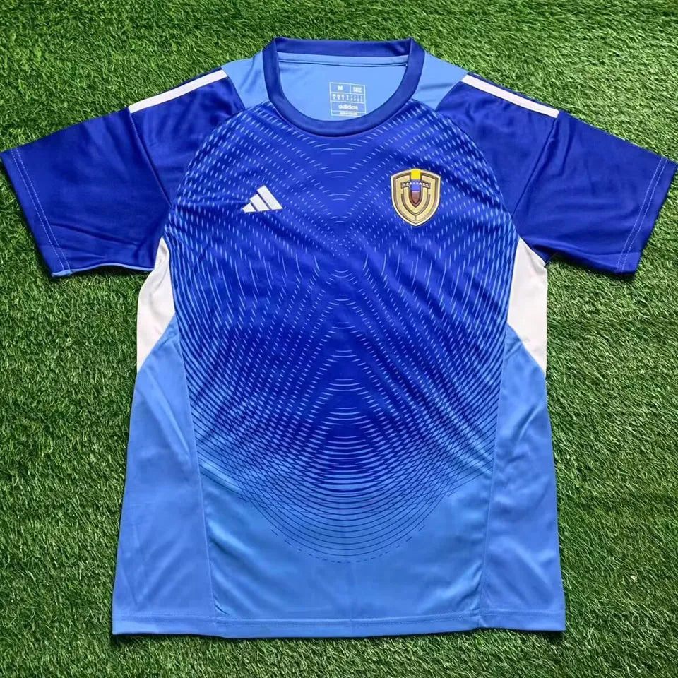 2025/26 Venezuela Blue GK Fans Soccer Jersey Front