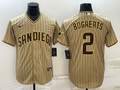 Men's San Diego Padres Xander Bogaerts #2 Tan Replica Player Jerseys