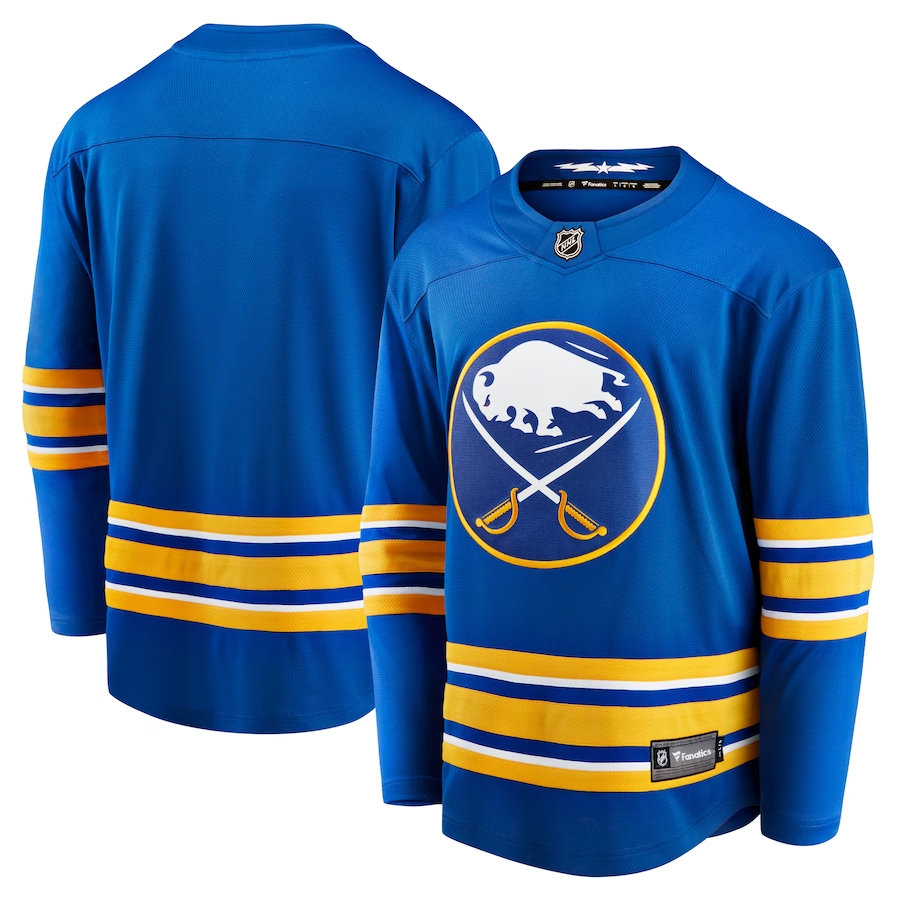 Men's Buffalo Sabres Royal Home Breakaway Blank Jerseys