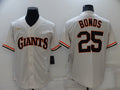 Men's San Francisco Giants Barry Bonds #25 Beige Stitched Jerseys