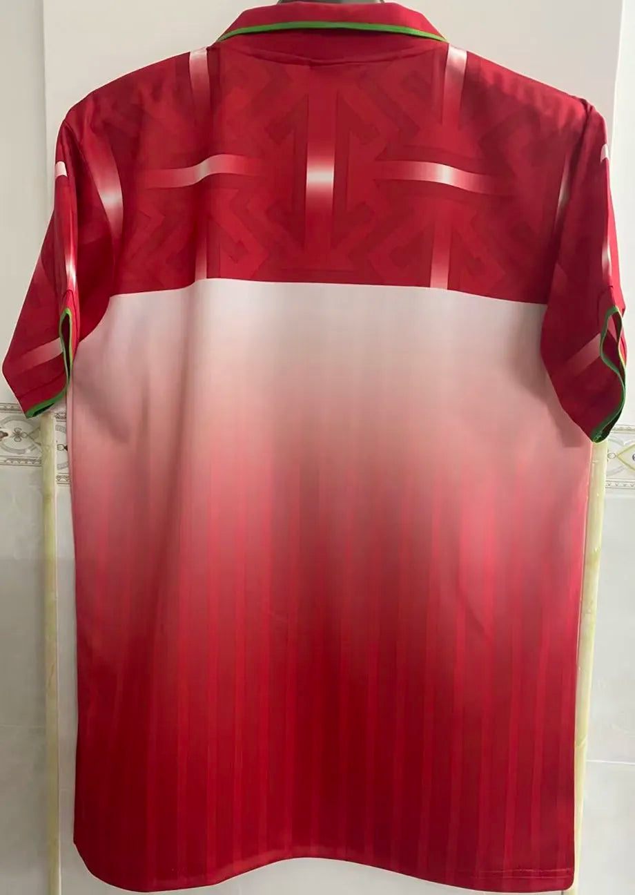 1994/95 Morocco Red Retro Soccer Jersey Back
