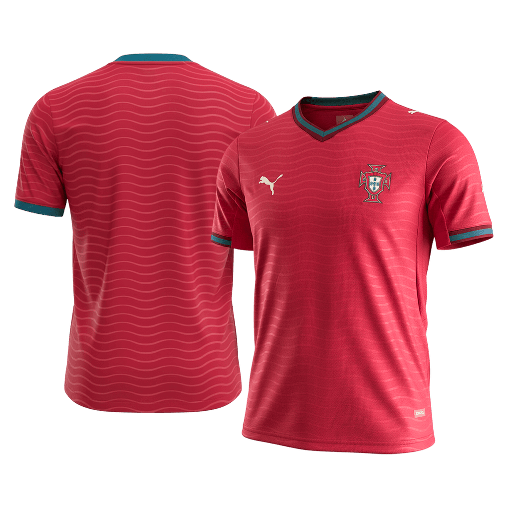 Portugal Home Soccer Jersey World Cup 2026 Red Image 3