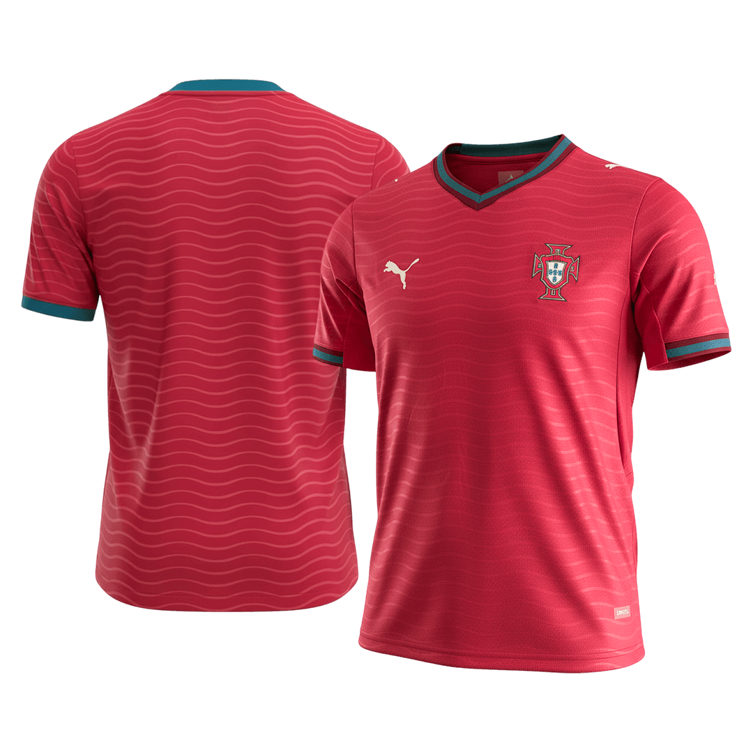 Portugal Home Soccer Jersey World Cup 2026 Red Image 3