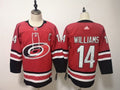 Men's Carolina Hurricanes Justin Williams #14 Red Home Breakaway Player Jerseys