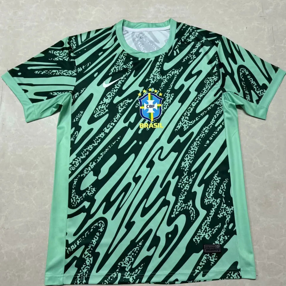 2024/25 Brazil Goalkeeper Fans Jersey Front