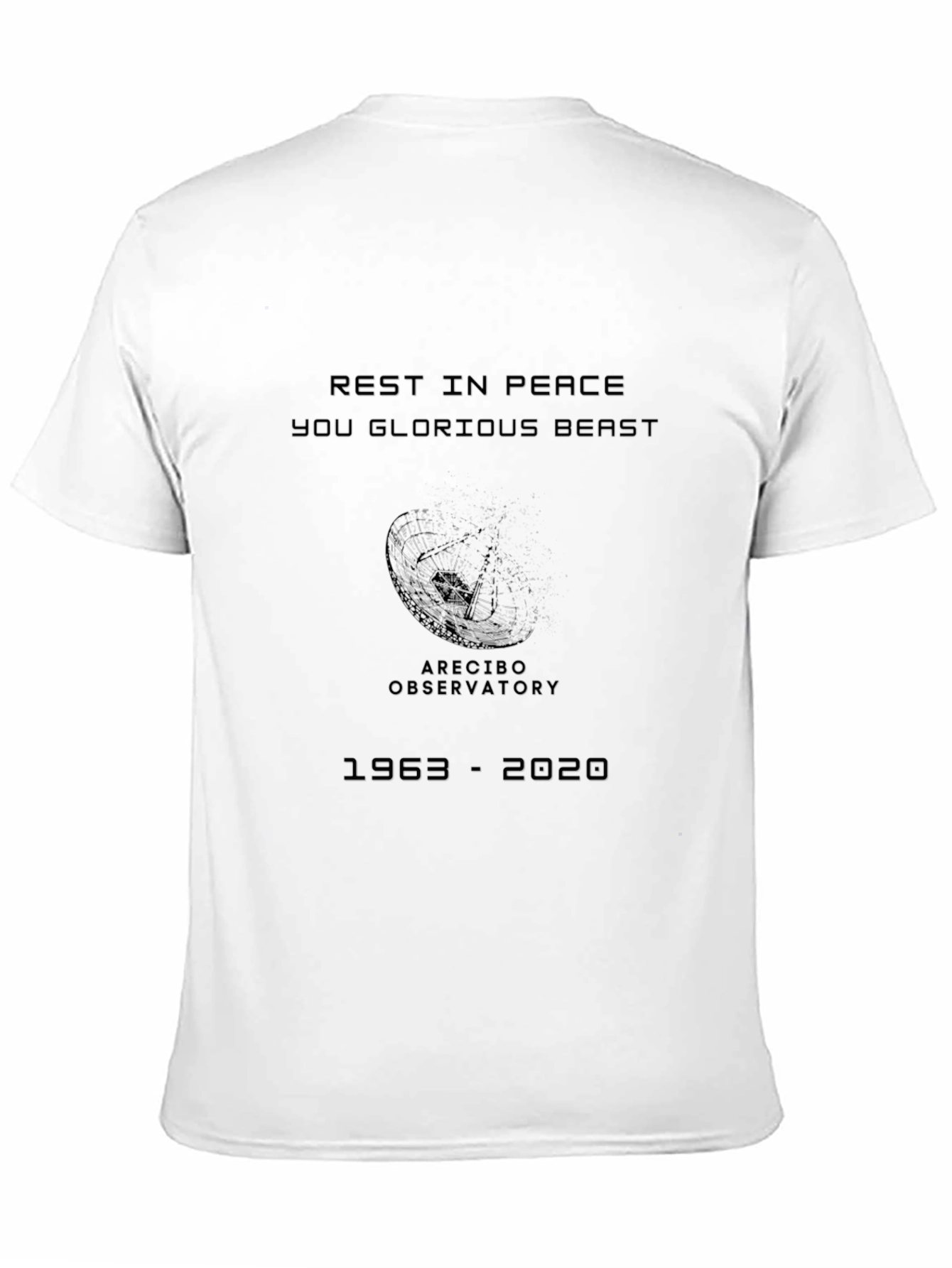Arecibo Observatory Tribute T-Shirt