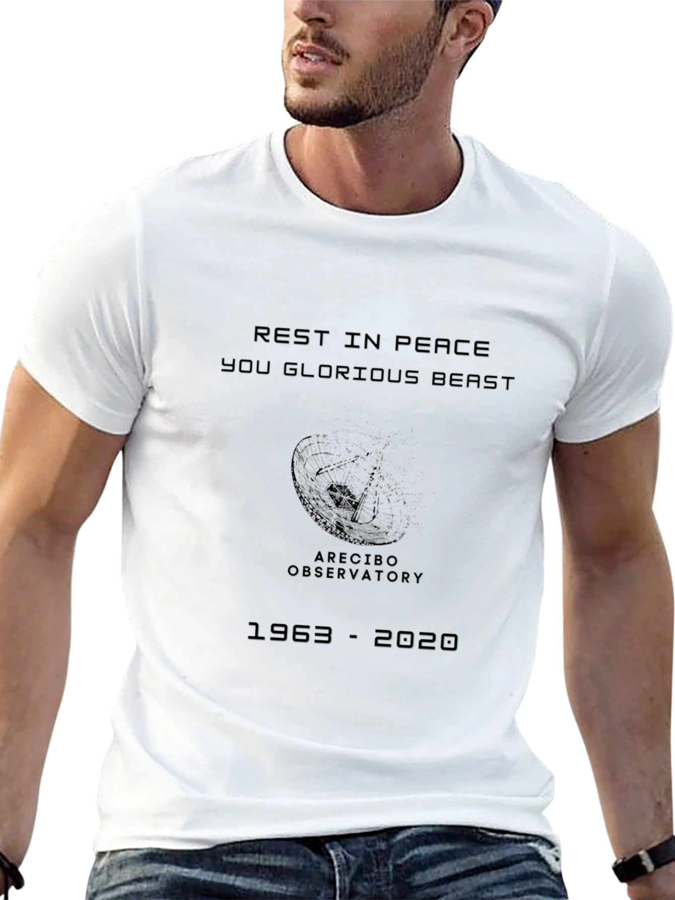 Arecibo Observatory Tribute T-Shirt
