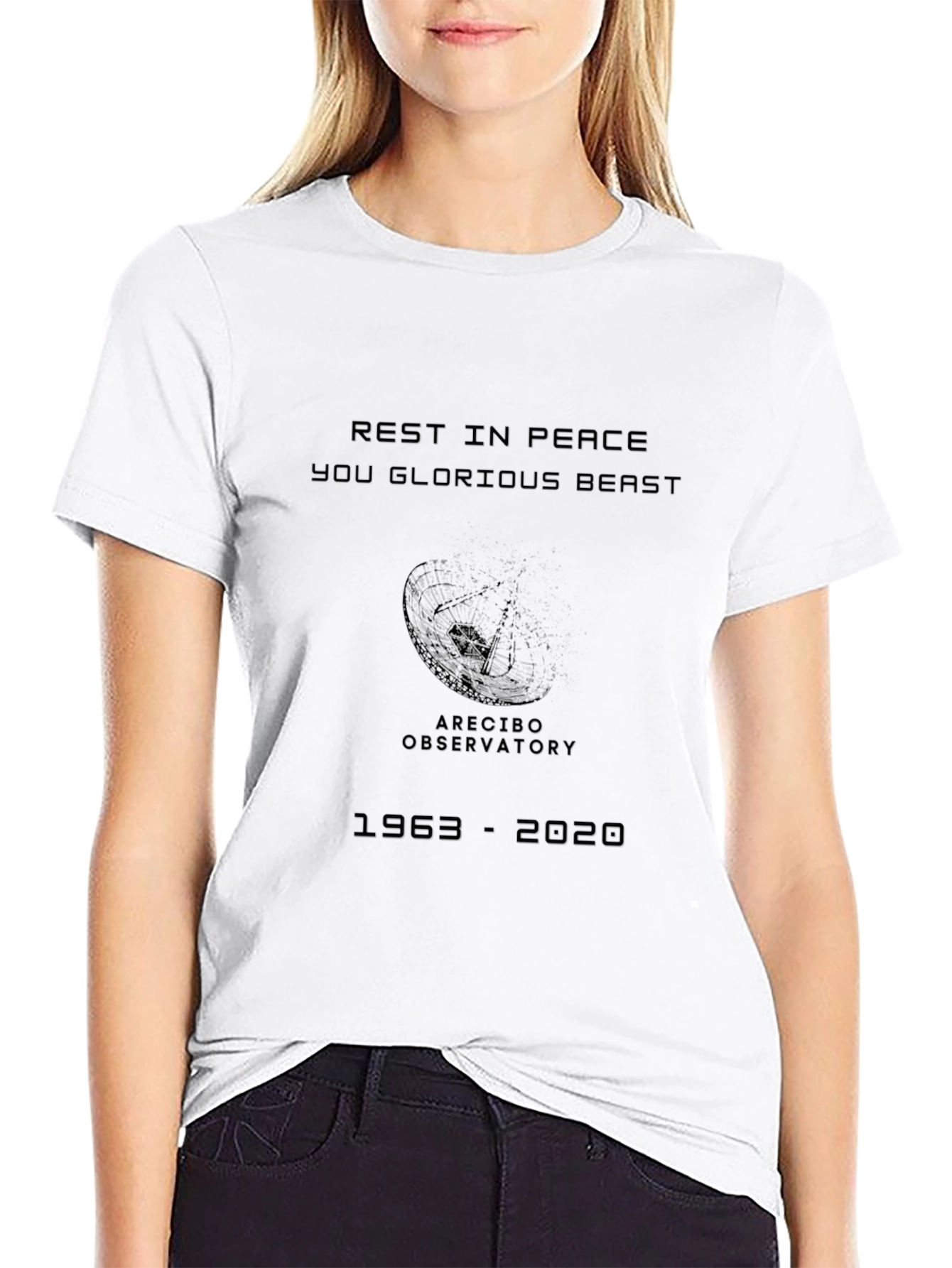 Arecibo Observatory Tribute T-Shirt
