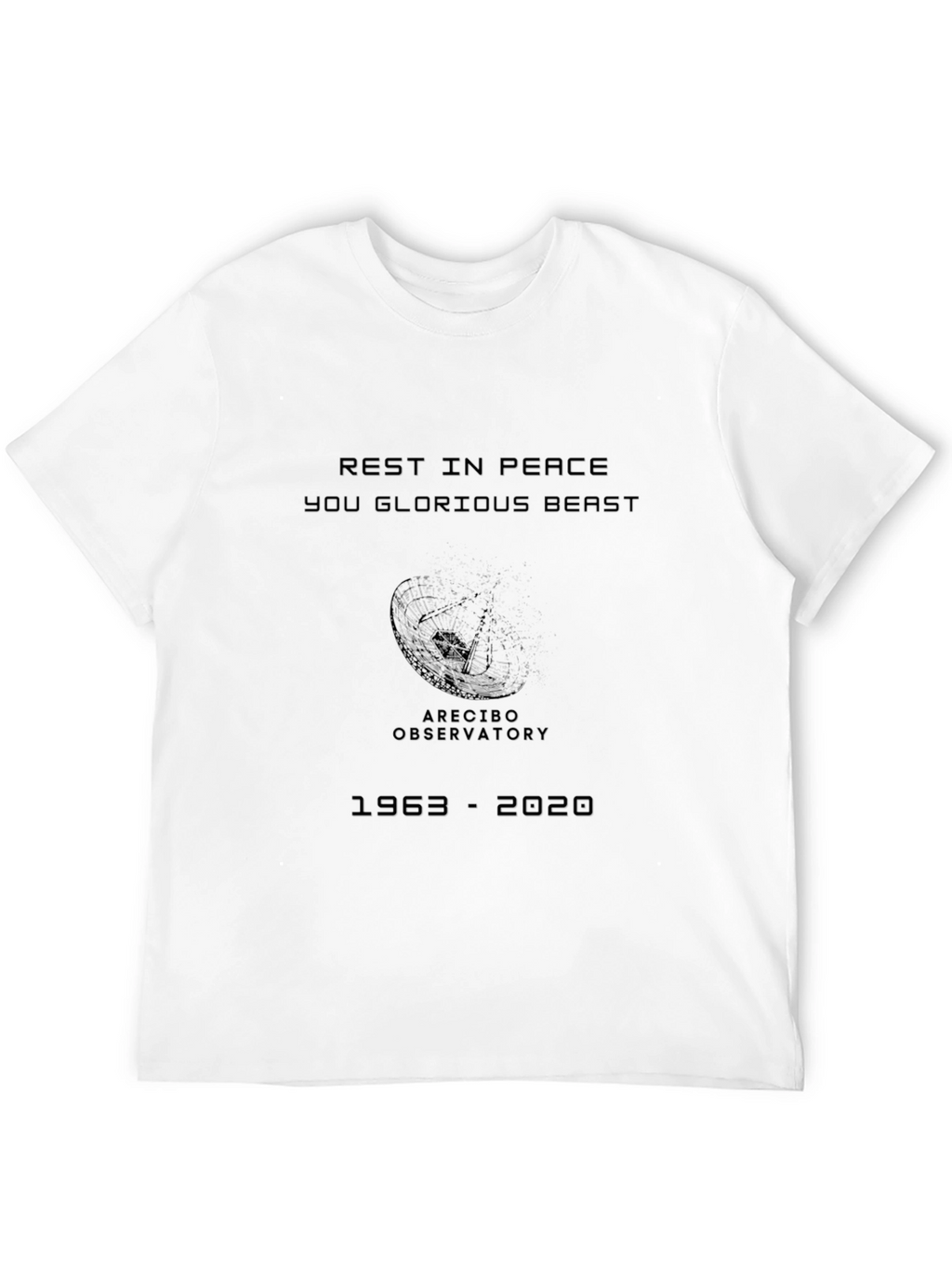 Arecibo Observatory Tribute T-Shirt