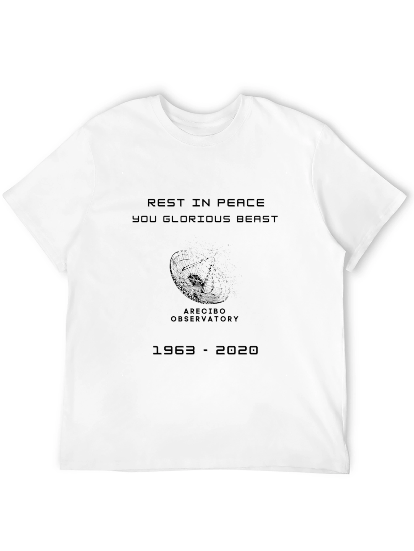 Arecibo Observatory Tribute T-Shirt