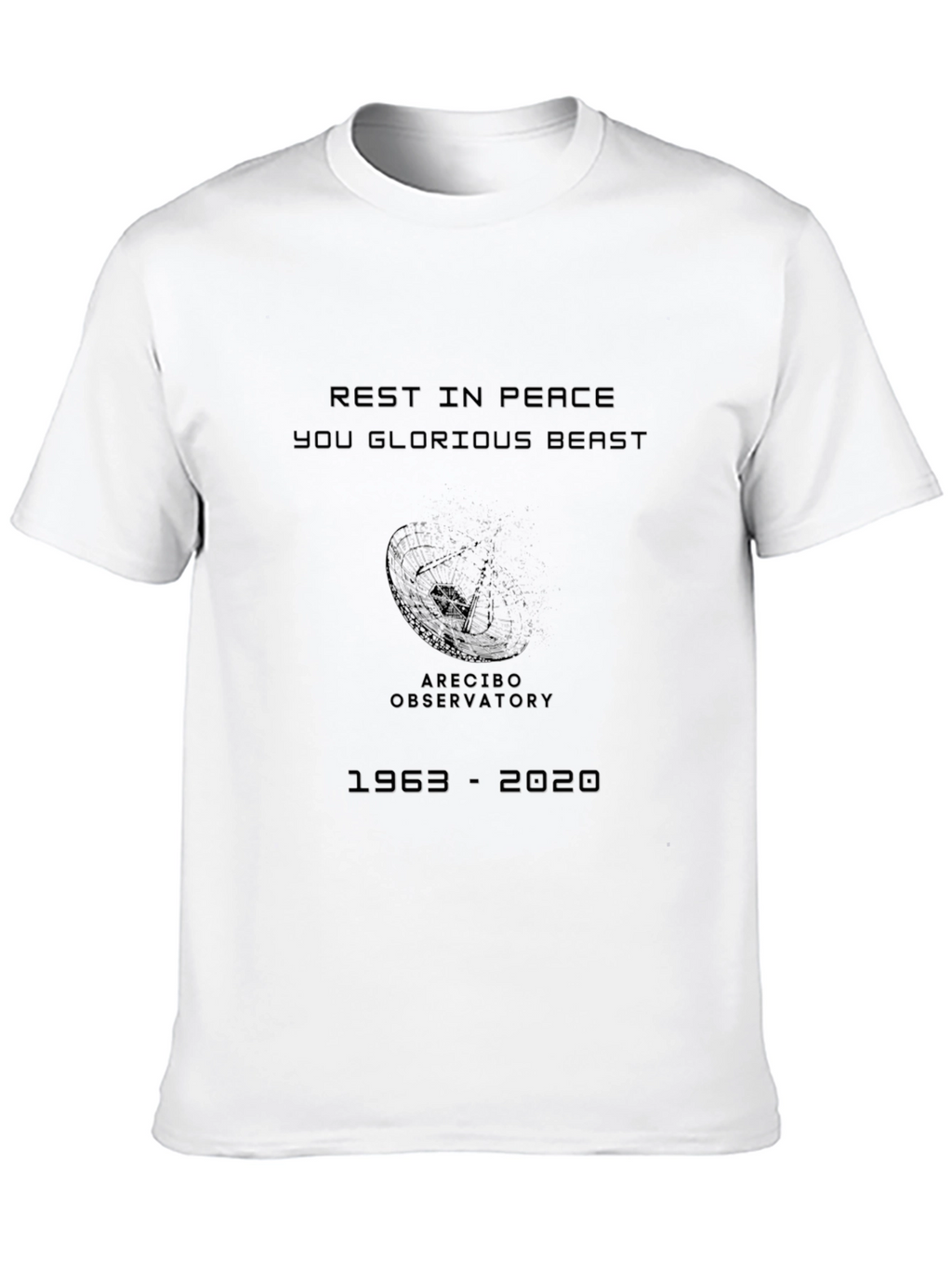 Arecibo Observatory Tribute T-Shirt