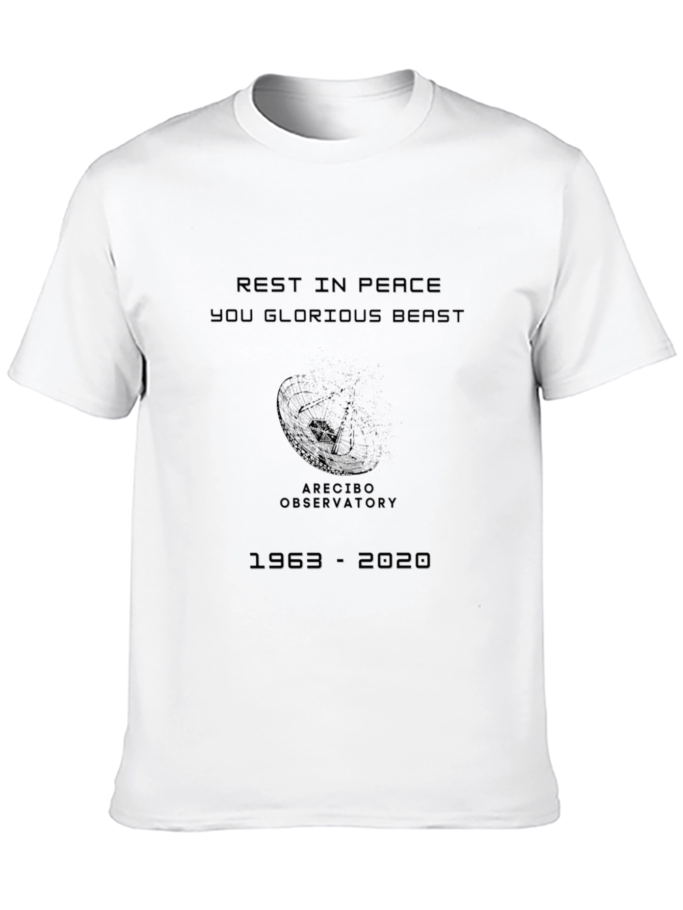 Arecibo Observatory Tribute T-Shirt