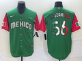 Men's 2023 World Baseball Classic #56 Randy Arozarena Mexico Jerseys Green