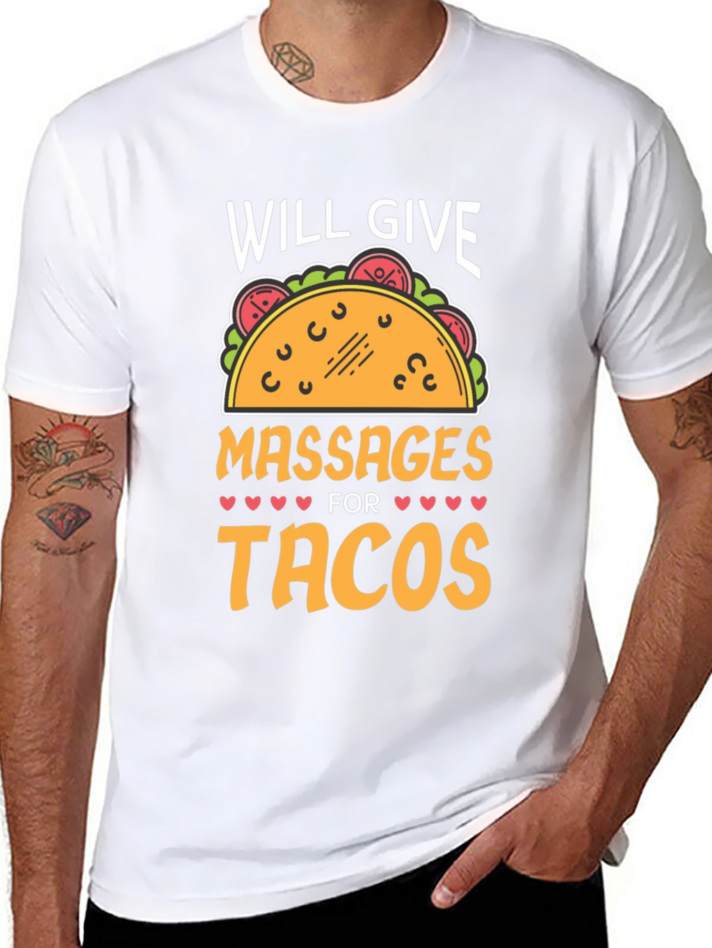 Massages For Tacos Graphic Tee