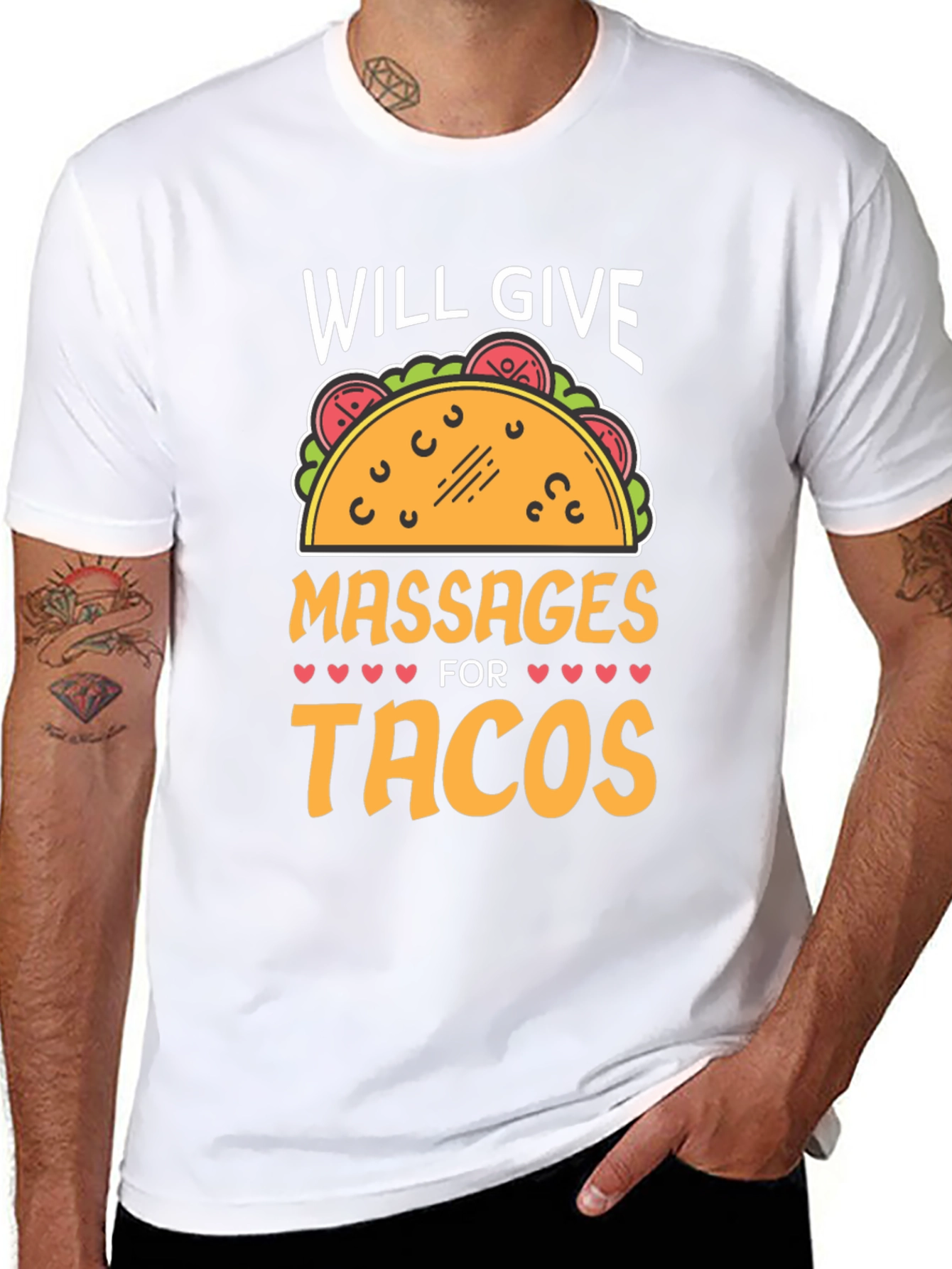 Massages For Tacos Graphic Tee