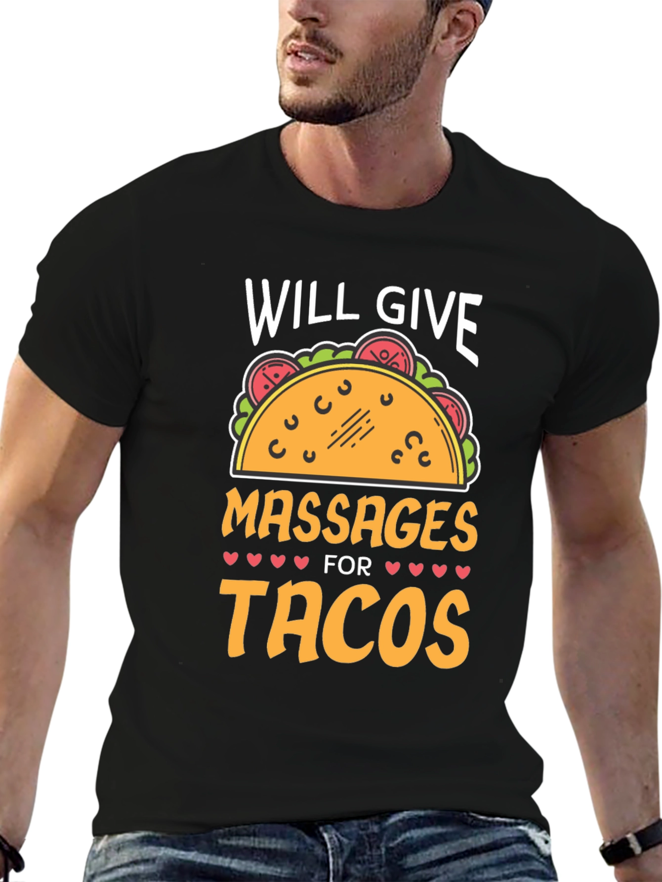 Massages For Tacos Graphic Tee