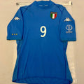 2002 taly Home Blue Retro Soccer Jersey No armband 没有臂章 Front