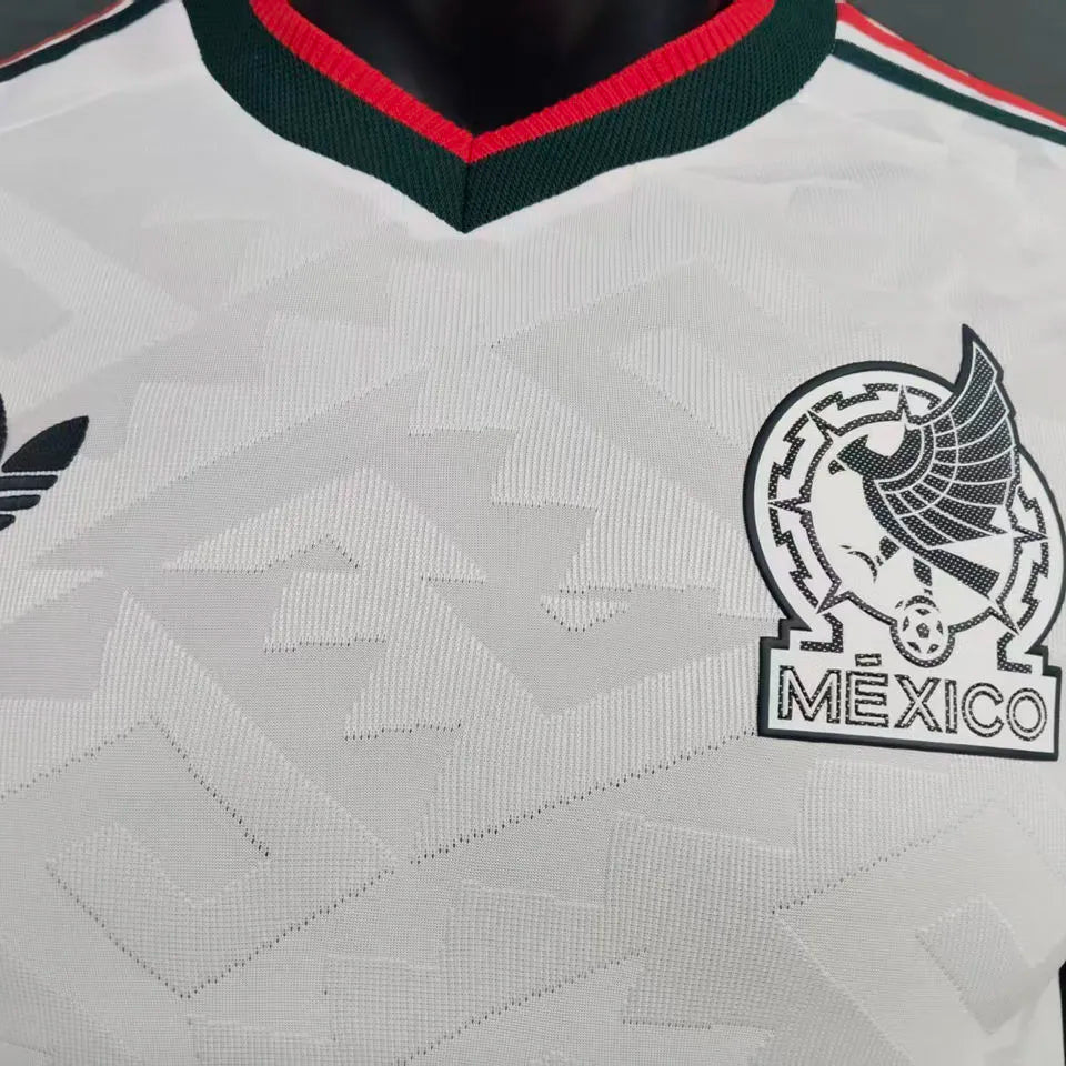 2026/27 Mexico Away White Player Version Soccer Jersey Detail 3