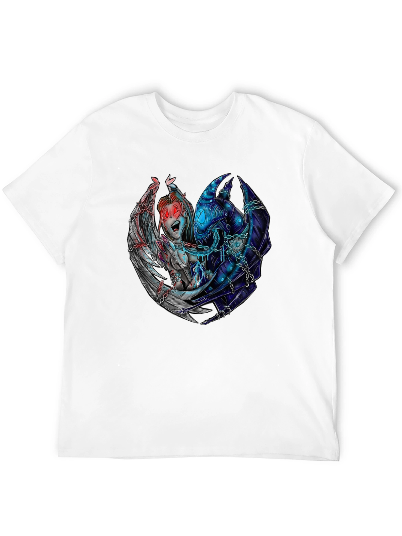 Angel & Demon Graphic T-Shirt - Dark Aesthetic