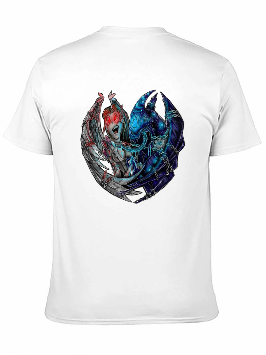 Angel & Demon Graphic T-Shirt - Dark Aesthetic